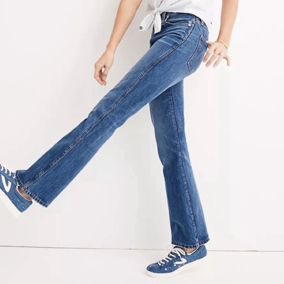 NWOT Madewell Tall Rigid Flare Jeans - Picture 3 of 13